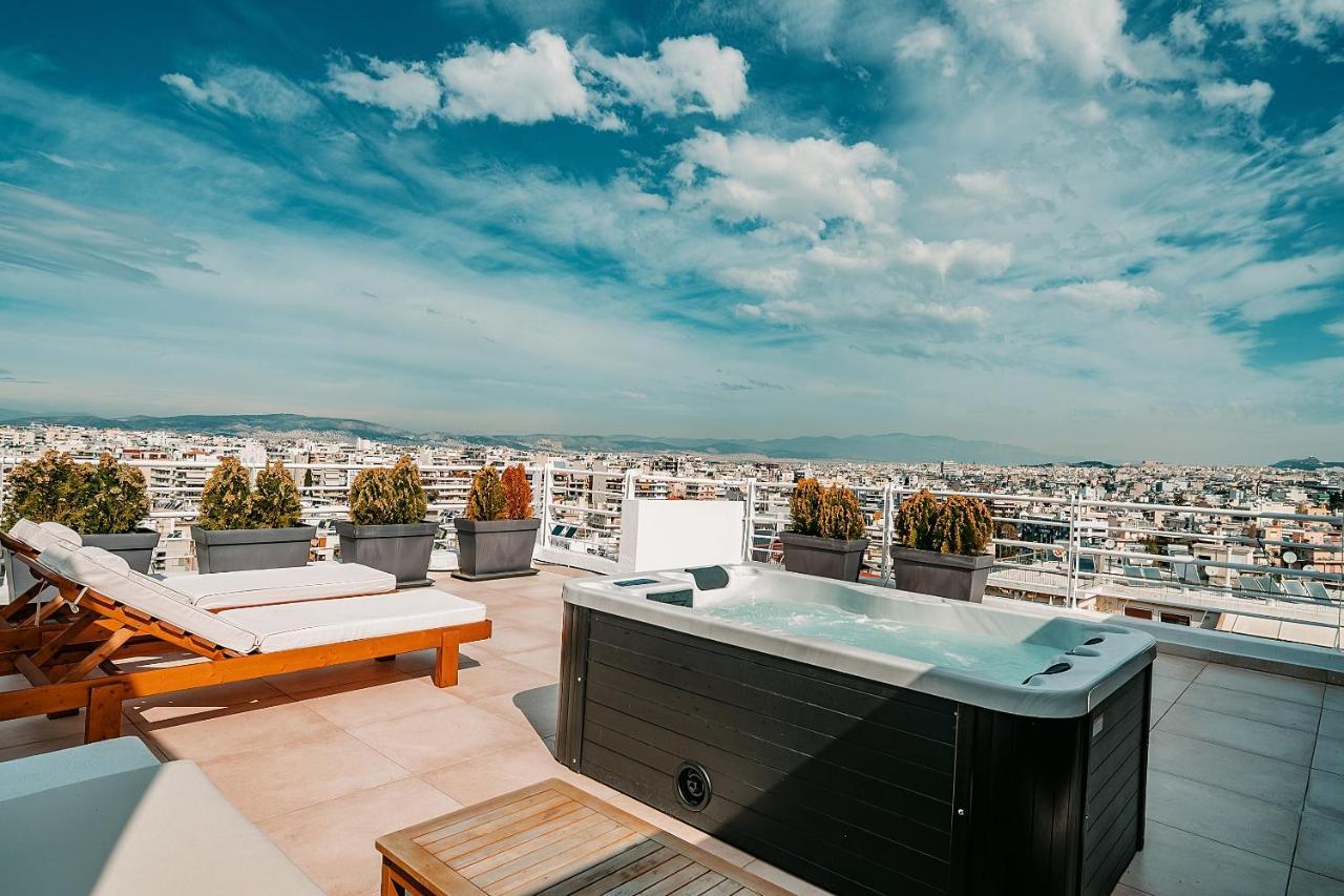 Suites With Magical View & Jacuzzi เอเธนส์ ภายนอก รูปภาพ